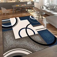 Geometric Non Slip Rug for Living Room Bedroom Nursery Patio Garden