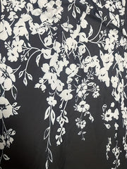 2 Piece Set Women's Floral Print Dress & Cardigan