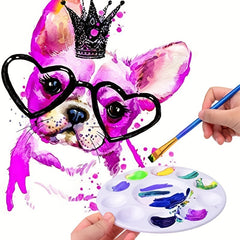 Plastic Palette for Art Students - Easy to Clean