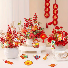 15pcs Spring Dragon Hanging Ornament Decoration