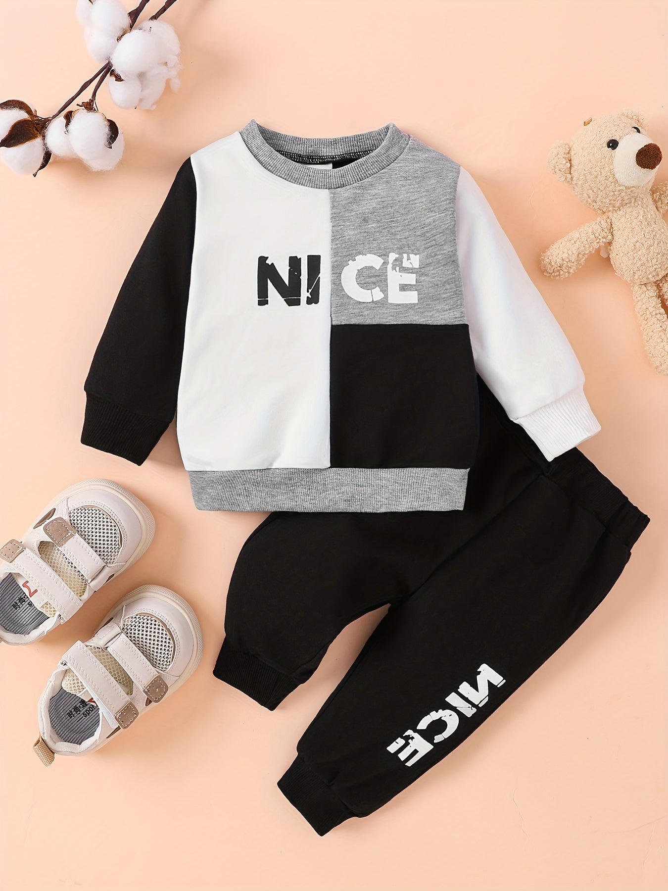 Toddler Boy's Sweatshirt & Trousers Set Fall Winter Tracksuit