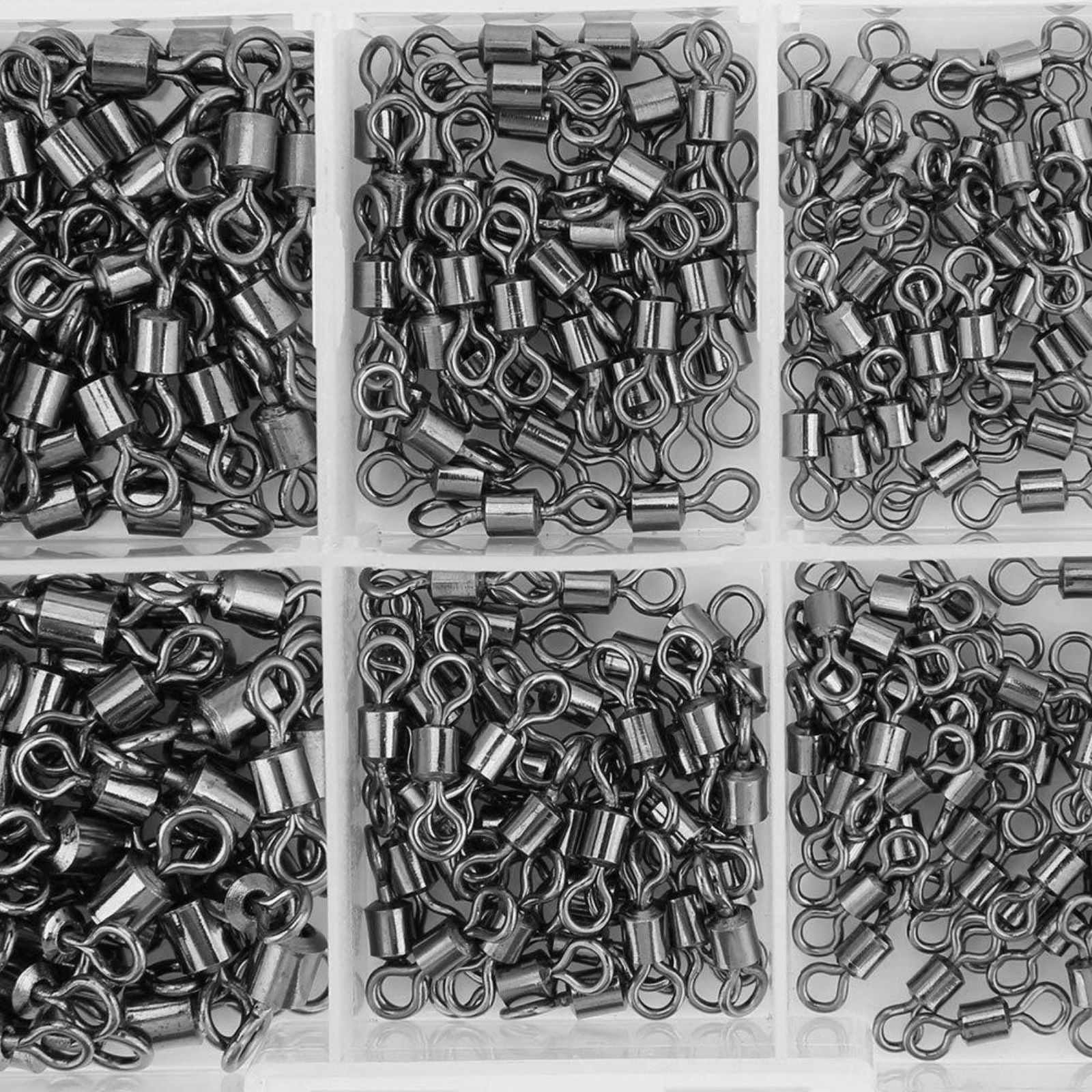 210pcs Fishing Barrel Swivels Set for Saltwater and Freshwater Fishing
