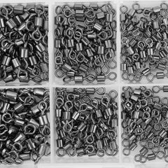 210pcs Fishing Barrel Swivels Set for Saltwater and Freshwater Fishing
