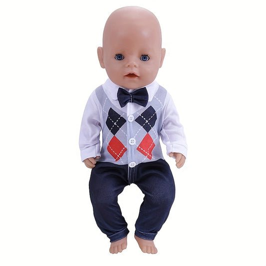 Set of Doll Shirts for 35-45cm Baby Dolls