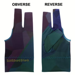 10pcs Printed Billiards Left Hand Gloves For Men Women