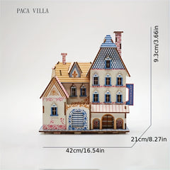 Wooden 3D Jigsaw Puzzle Ornaments Educational Game Toys