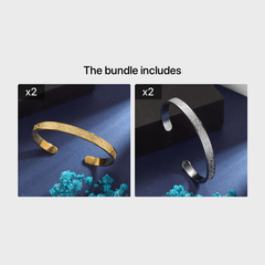 Ayatur Kursi Sleeve Bracelet Stainless Steel Hip Hop Style