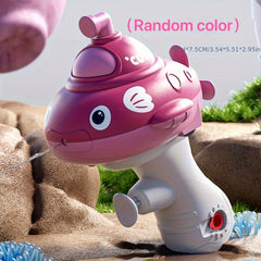 Convertible Fire Truck & Water Gun Toy Manual Pump Spray Dual Play