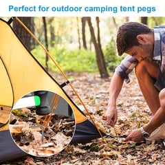12 Pack Tent Stakes Heavy Duty Pegs Metal Stakes Tent Garden Stakes