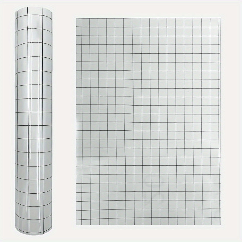 Red Grid Transfer Tape For Vinyl Clear Adhesive Paper