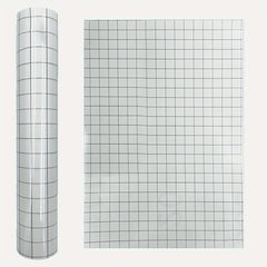 Red Grid Transfer Tape For Vinyl Clear Adhesive Paper