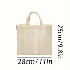 Solid Women's Bag Small Square Bag for Travel and Commute