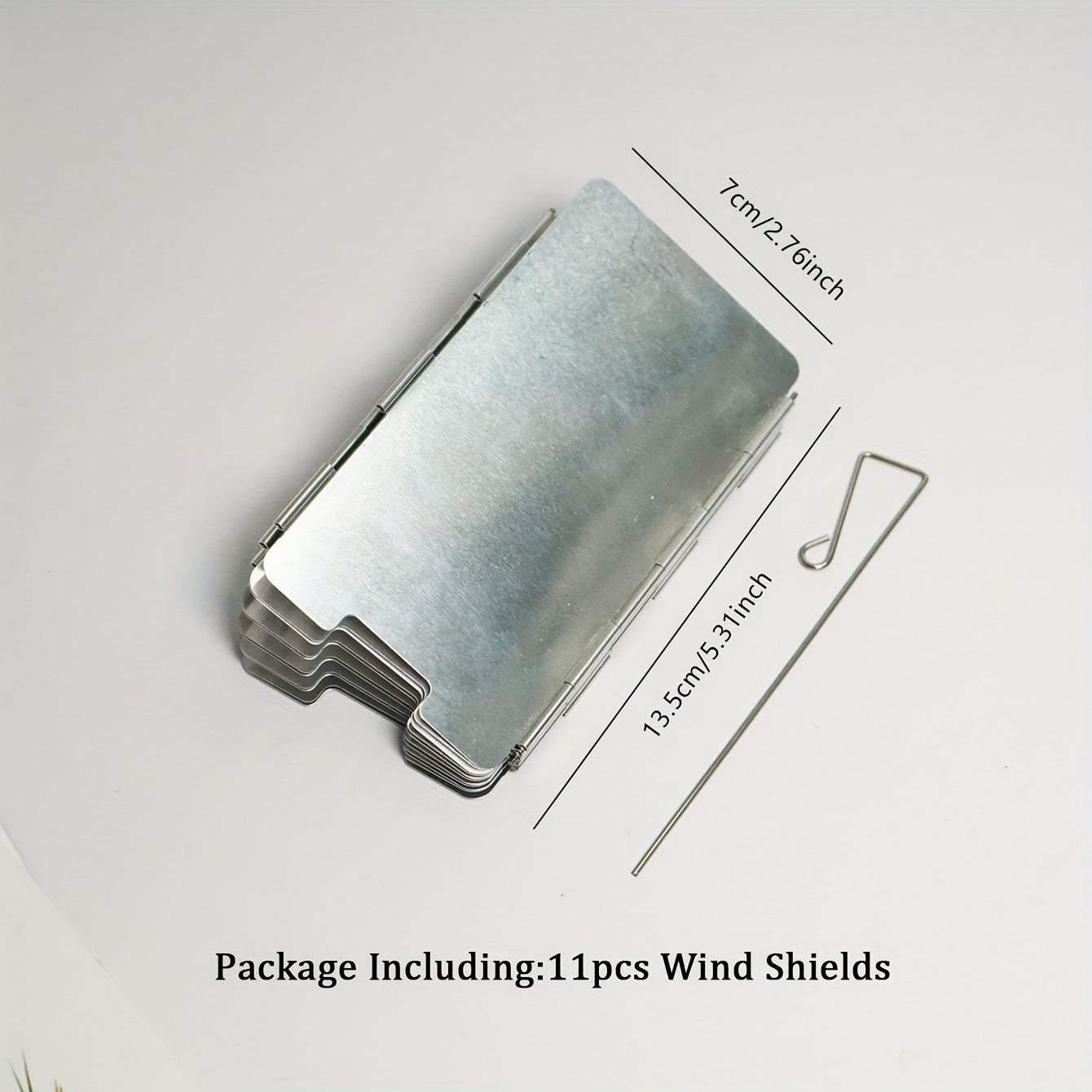 11pcs Camping Windshield Stove Gas Outdoor Portable Screen Deflector