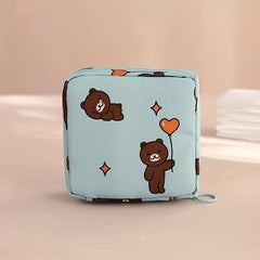 Large Capacity Sanitary Napkin Storage Bag Portable Aunt Towel Bag