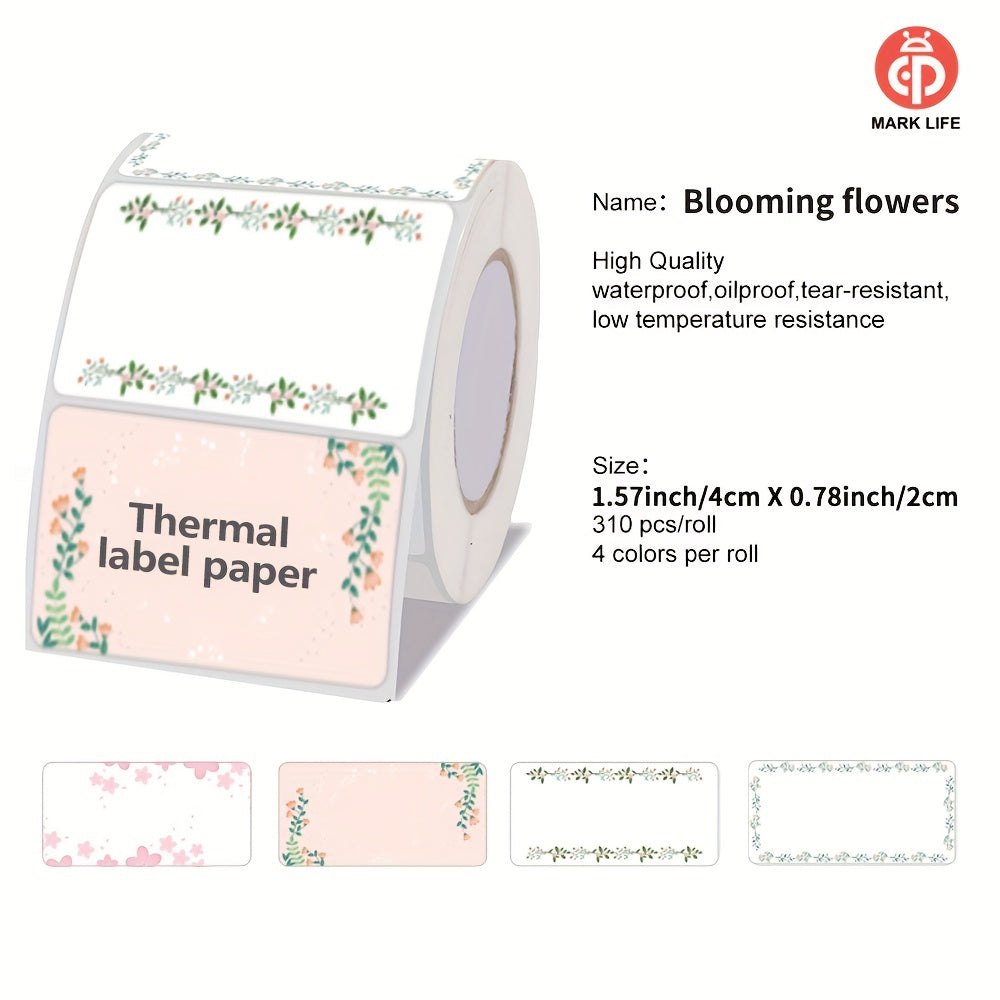 310 Sheets Thermal Label Printing Paper for P50/D100 Label Machine Tapes