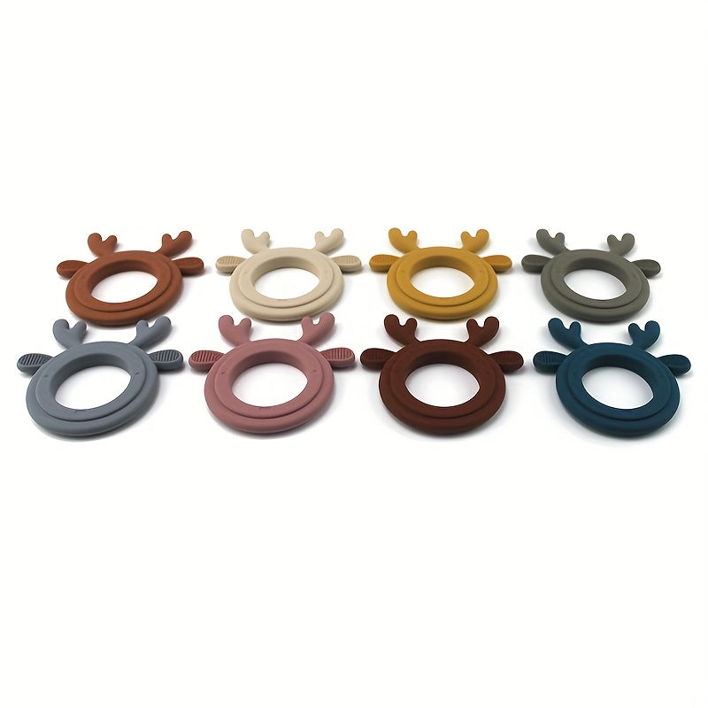 Silicone Baby Teether Bracelet, Boilable Molar Stick