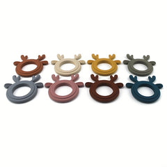 Silicone Baby Teether Bracelet, Boilable Molar Stick