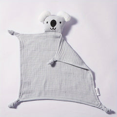 Baby Koala Comfort Towel, 100% Cotton Green Grey