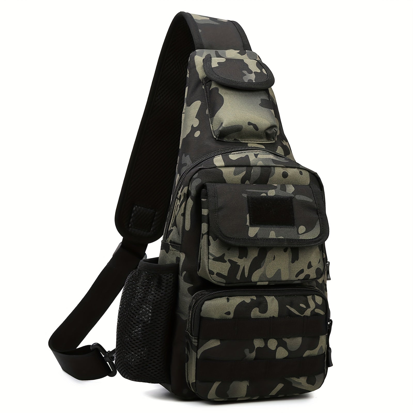 Nylon Fishing Tackle Storage Bag with Rod Holder