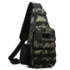 Nylon Fishing Tackle Storage Bag with Rod Holder