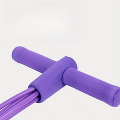 4 Tube Pedal Tension Rope for Full Body Workout