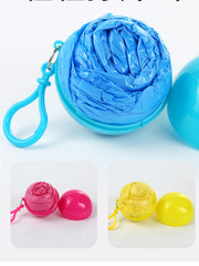 Portable Disposable Emergency Raincoats Rain Poncho In A Ball Solid Colors