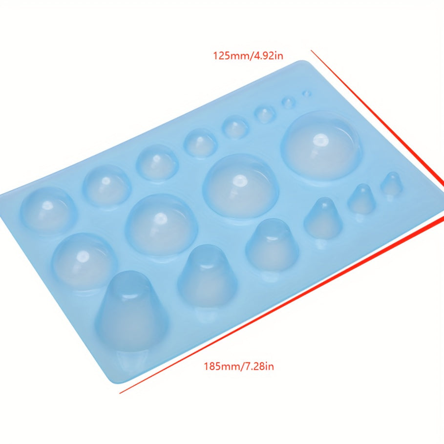 Plastic Paper Quilling Mould Half Ball Domes DIY Paper Craft Tool