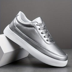 Men's PU Leather Sneakers Comfortable Walking Shoes