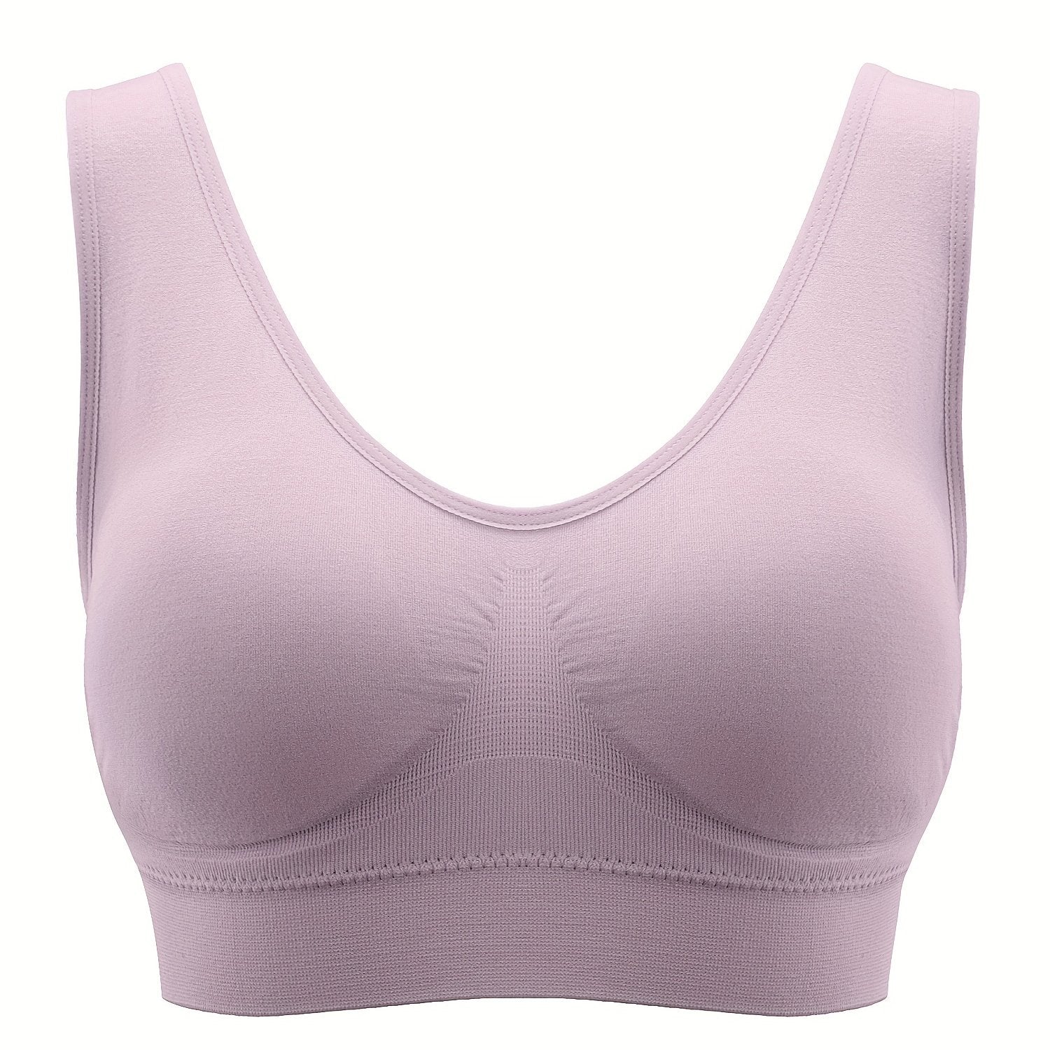 Seamless Ribbed Sports Bra