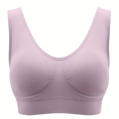 Seamless Ribbed Sports Bra