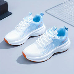 Women's Letter Print Mesh Yoga Running Shoes Breathable