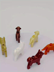 Interactive Golden Retriever Puppy Dog Toy with 6 Colorful Accessories
