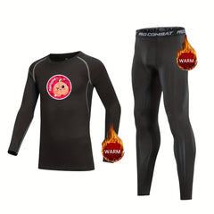 Kids Compression Fleece Sets Pullover & Pants