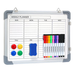 Weekly Dry Erase Board 40 64X30 48 Cm Double Sided Calendar Whiteboard