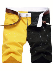 Men's Denim Shorts Street Style Stretchy Summer Shorts