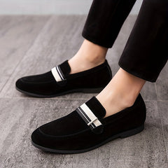 Men's Slip On Loafers Assorted Colors Smart Casual Dress Shoes