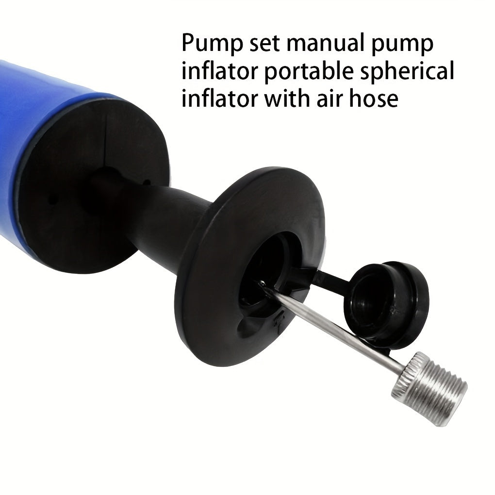 9pcs Inflation Tool Kit Pump Inflation Needle Manual Air Pump Set