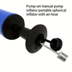 9pcs Inflation Tool Kit Pump Inflation Needle Manual Air Pump Set