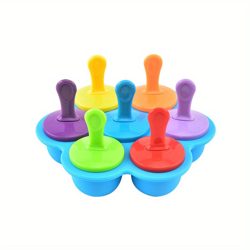 Silicone Ice Cream Mold Baby Food Box DIY Homemade Popsicle Mold