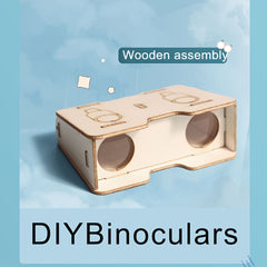 Telescope 3D Puzzle DIY Wooden Model Assembly Kit Educational Science Toy