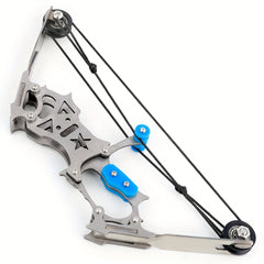 Stainless Steel Mini Bow Decompression Toy for Outdoor Activities