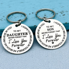 Encouragement Keychain Gift for Daughter Son From Parents