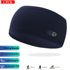 2pcs Sweat Absorbent Sports Headband for Men & Women, Elastic Yoga Running Cycli