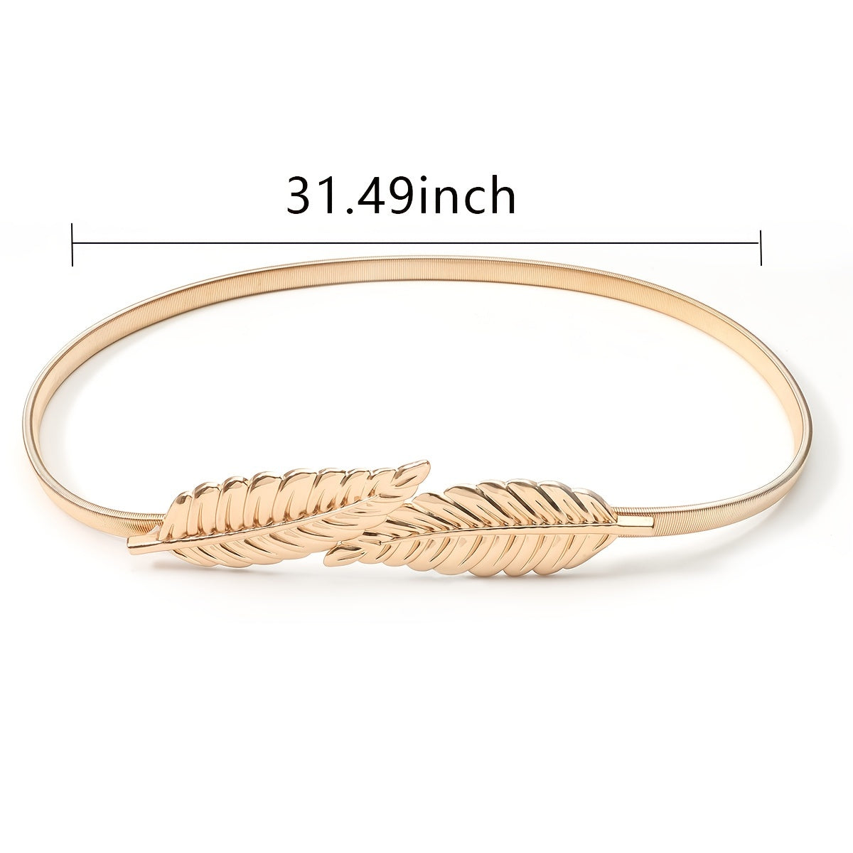 Punk Metal Waistband Golden Belts for Women Girls