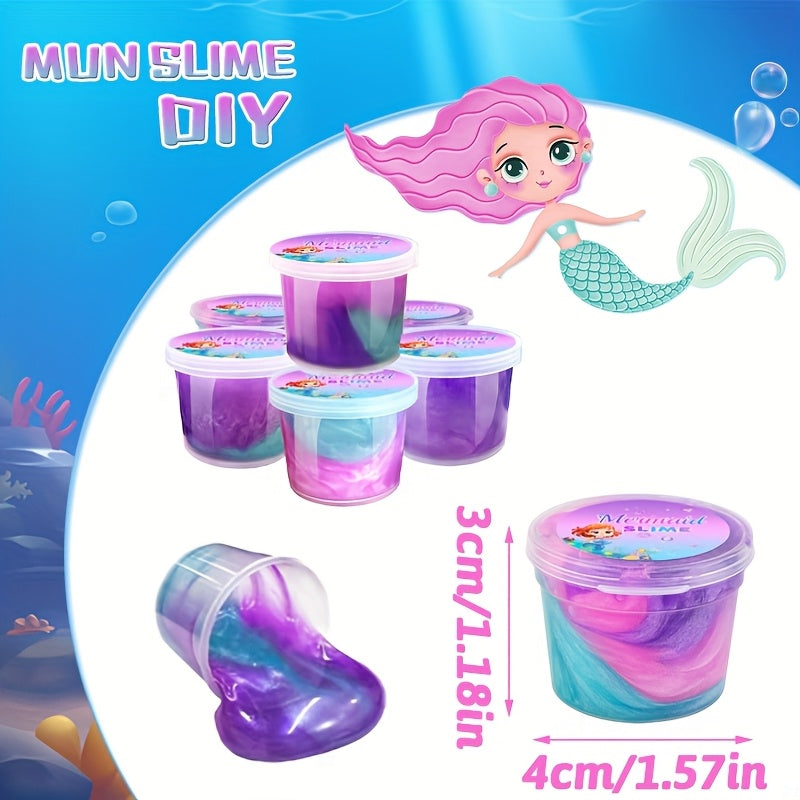 Mermaid Slime Kit DIY Toys Party Favor Gift Bag Stuffer Birthday Gift