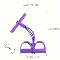 Yoga 4 Tube Sit Ups Pedal Puller Fitness Equipment