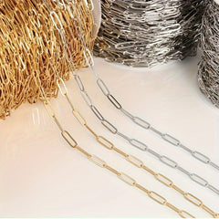 6ft Stainless Steel Chain Jewelry Making DIY Necklace Earrings Bracelets