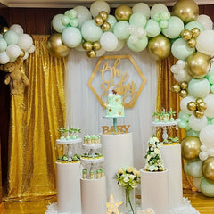 60pcs Green Latex Balloons Wedding Christmas Decor