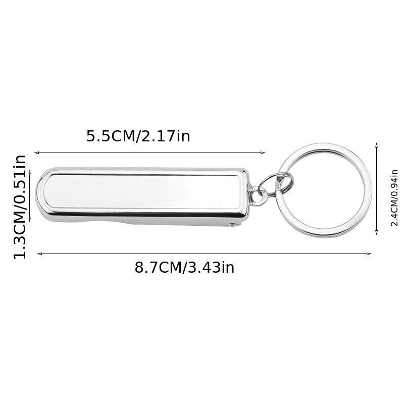 Stainless Steel Nail Clippers with Nail File - Durable Manicure Tool