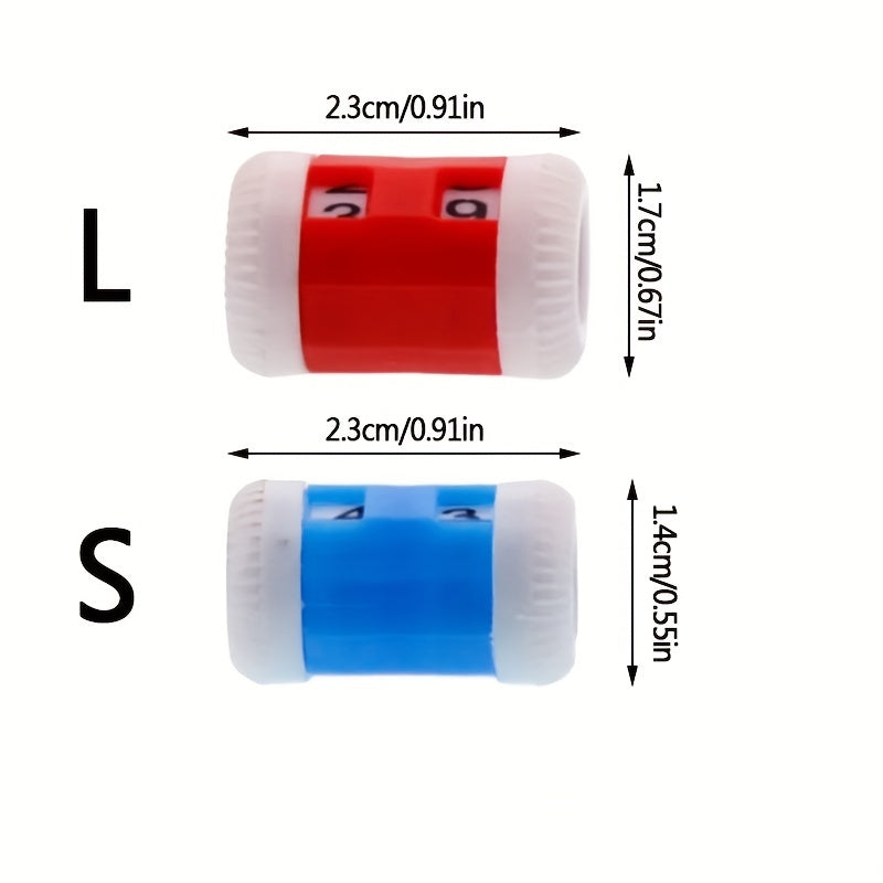 2pcs Plastic Knit Counter Stitch Marker Row Counters Sewing Knitting Tool